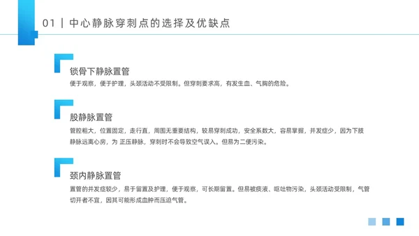 蓝色大气医疗器械医护CVC护理培训课件动态PPTcvc护理