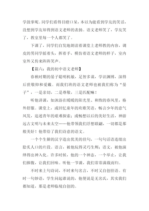 我的初中语文老师作文.docx