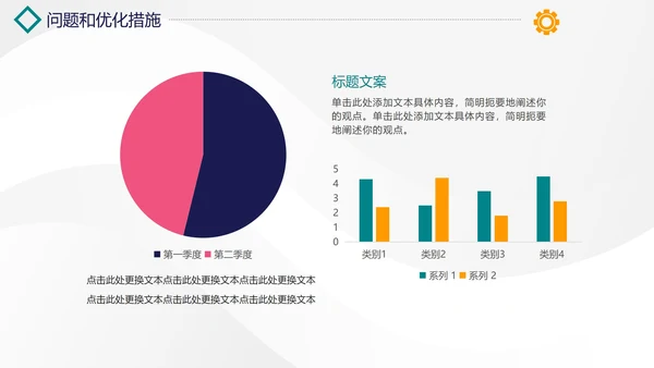 简约商务励志销售年终工作总结PPT模板