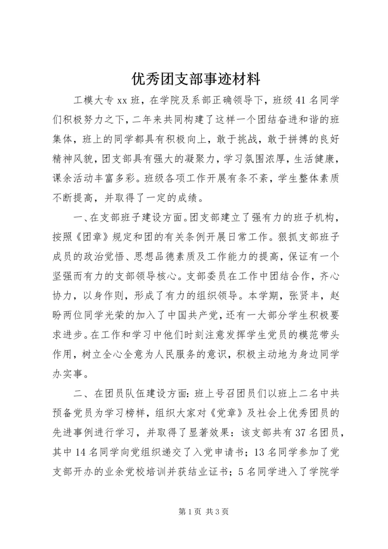 优秀团支部事迹材料 (2).docx