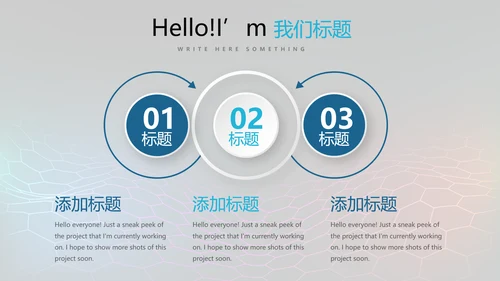 公安科技网络信息软件科技商务动态PPT