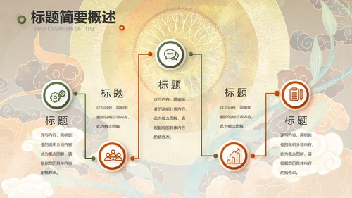 敦煌国潮风工作总结汇报动态PPT