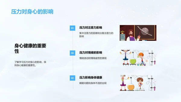 学习压力应对策略PPT模板