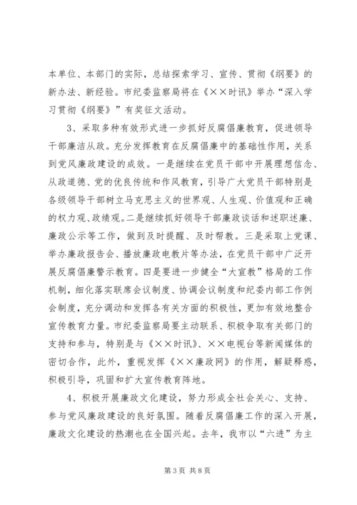 市党风廉政建设宣传教育工作意见 (2).docx