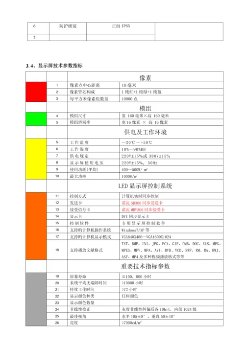 室外P全彩色LED显示屏设计综合施工专题方案.docx