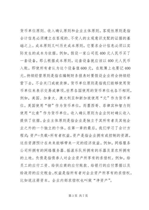 学习会计学原理的心得和方法 (4).docx