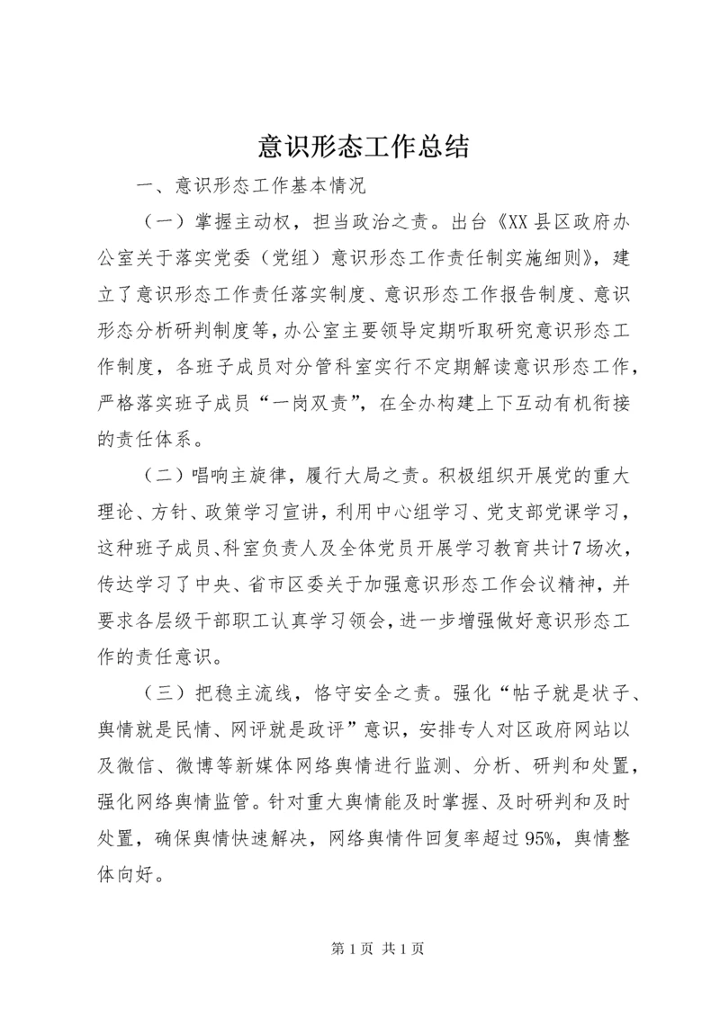 意识形态工作总结.docx