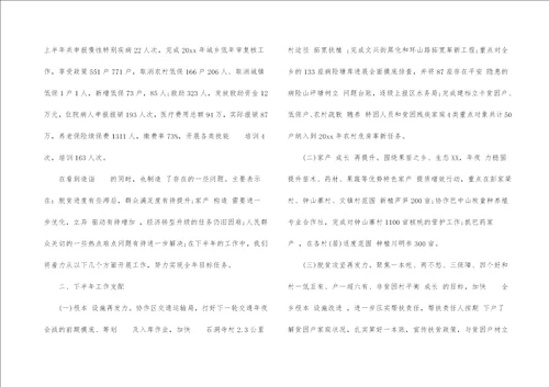 乡2021年上半年工作总结暨下半年工作筹划