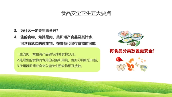 全国食品安全宣传周《食品卫生法》宣传周菜篮子通用PPT模板