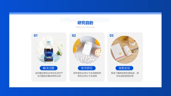 商务风蓝黑色学术类化学系毕业答辩PPT