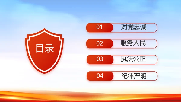 新时代辅警公安警察工作总结动态PPT