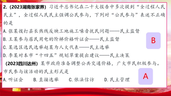 3.2《参与民主生活》  课件(共30张PPT)