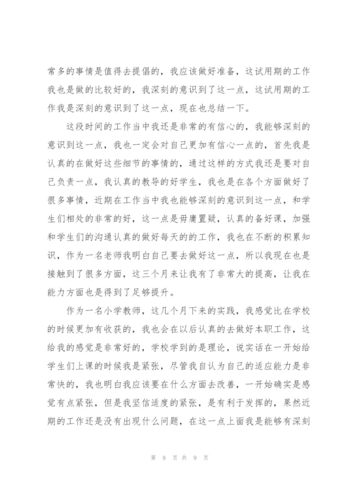 小学新教师见习期个人工作总结5篇.docx