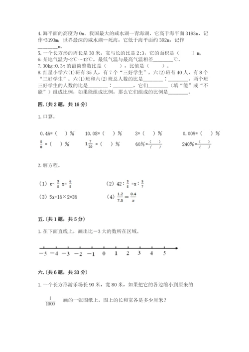 北京版数学小升初模拟试卷带答案（培优a卷）.docx