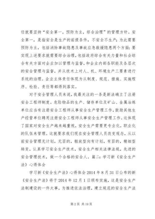 学习新安全法心得体会 (5).docx