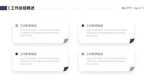 简约商务个人工作汇报工作总结述职报告ppt模板