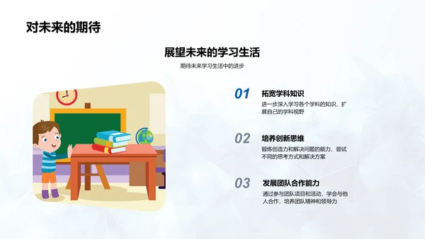 四年级学习汇报PPT模板