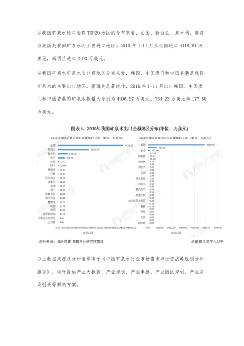 中国矿泉水行业进出口现状分析-进出口总额超1.4亿美元、进出口数量逐年增长.docx