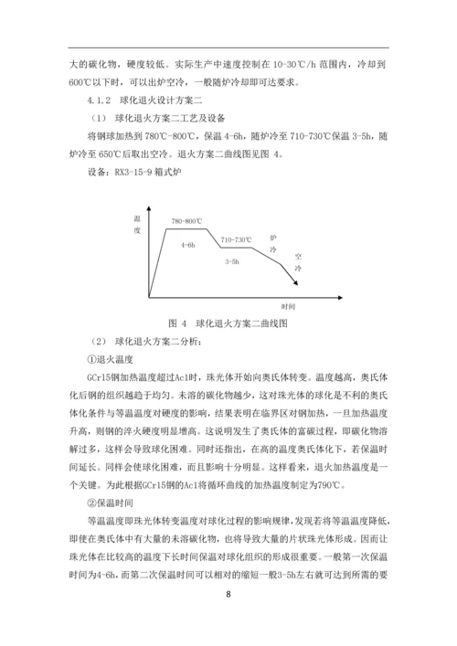 毕业设计(论文)-GCr15轴承钢球的热处理工艺及缺陷分析.docx