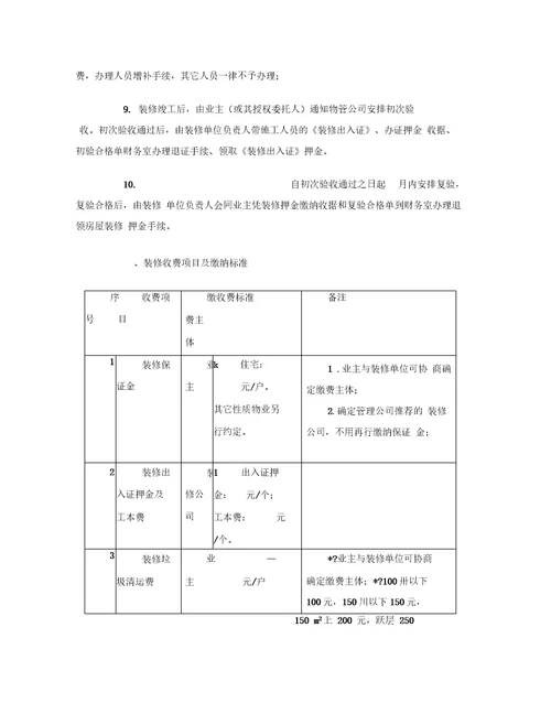 室内装饰装修管理服务协议范本2