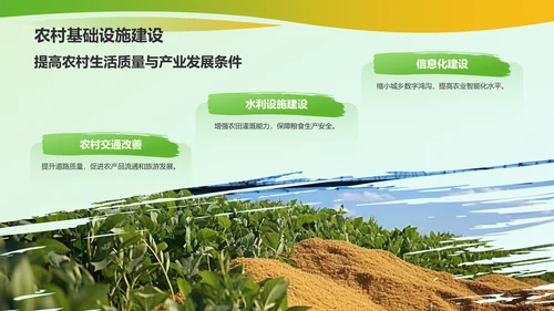 绿色商务风乡村振兴战略PPT模板