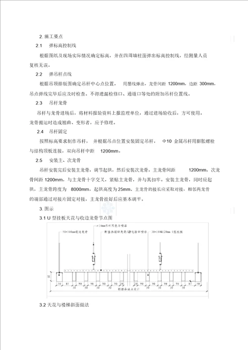 地铁车站吊顶专项施工方案教学内容