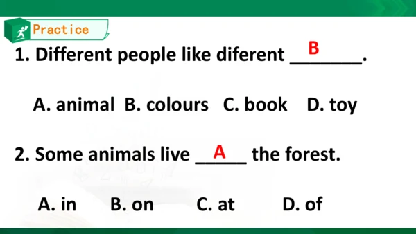Unit3 Animals Lesson3同步课件