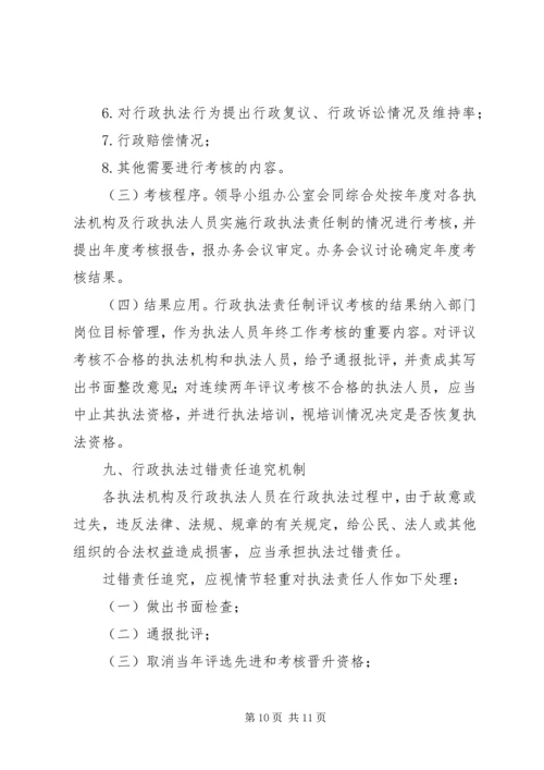 人防办行政执法指导方案.docx