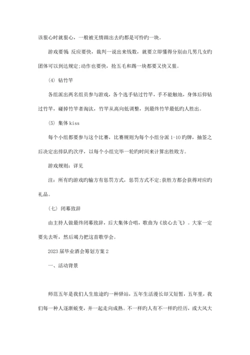 毕业酒会策划方案.docx