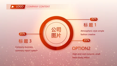 红色喜庆幕布商务活动开幕仪式PPT