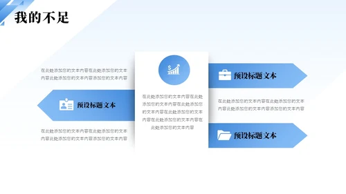 蓝色简约渐变企业员工试用期转正答辩PPT模板