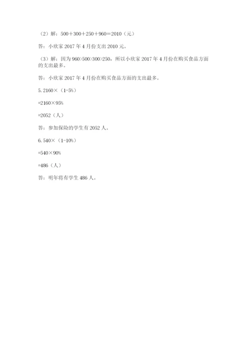 小升初数学期末测试卷附参考答案（满分必刷）.docx