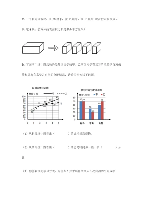 小学五年级数学下册应用题大全100题【原创题】.docx