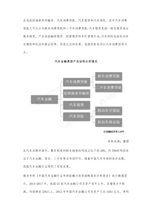 中国汽车金融行业发展现状及趋势分析-预测行业、专业化趋势明显.docx