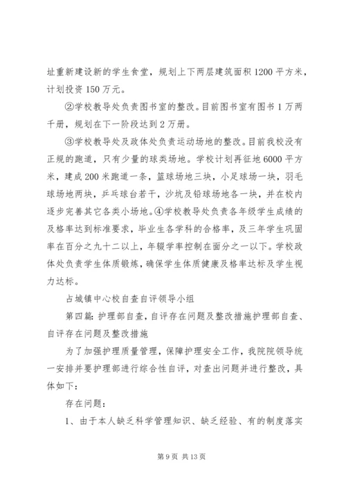 元林小学安全自查自评和整改措施.docx