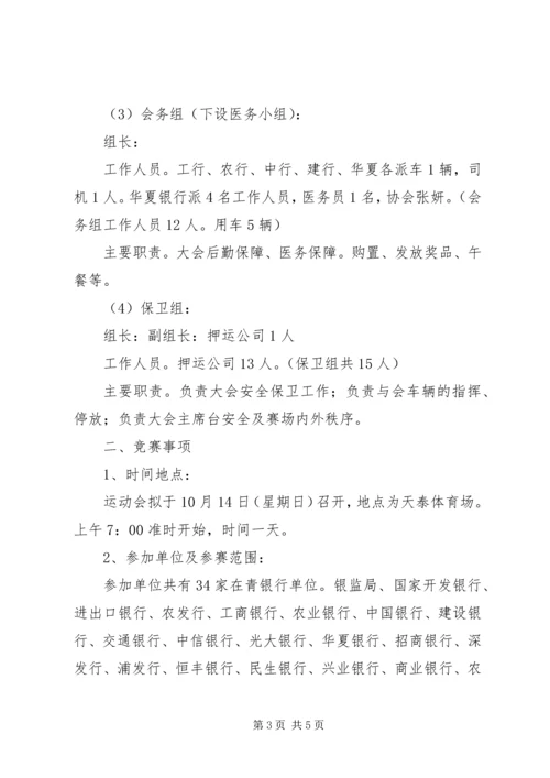 银行业举行职工运动会的活动实施方案 (2).docx