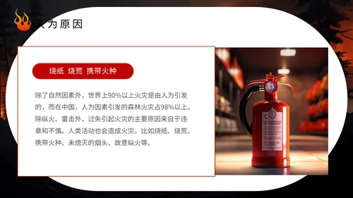 预防山火人人有责林火通用PPT模板