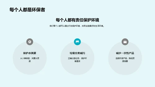 环保生活从我做起