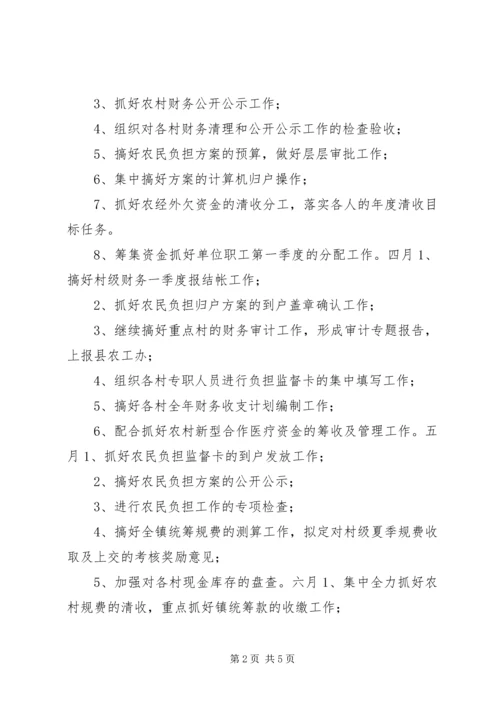 泾河镇20XX年农经服务中心工作计划.docx