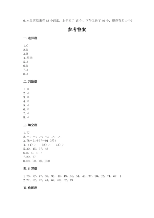 人教版二年级上册数学期中测试卷【考点梳理】.docx
