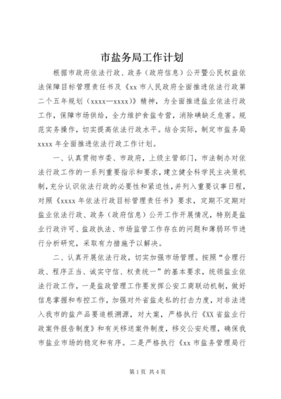 市盐务局工作计划 (2).docx