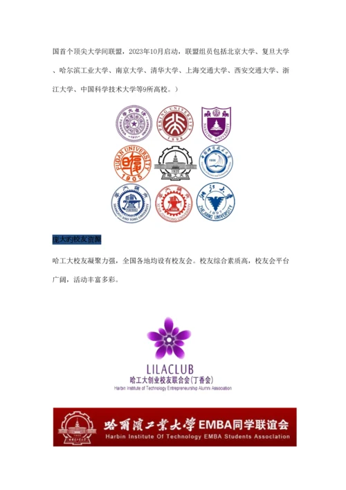 2023年哈尔滨工业大学高级工商管理硕士课程介绍.docx