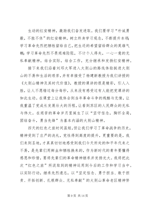 学习大别山精神心得体会.docx