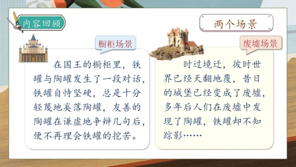 【核心素养】部编版语文三年级下册-6. 陶罐和铁罐 第2课时（课件）