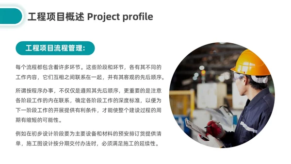 简约湖绿色工程项目建设程序培训企业员工培训PPT课件