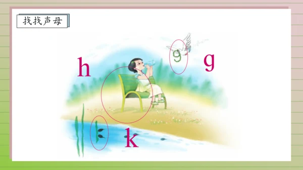 【课堂无忧】汉语拼音-5. g k h 任务型教学（第1课时）（课件）