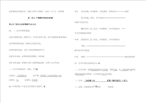生地会考生物