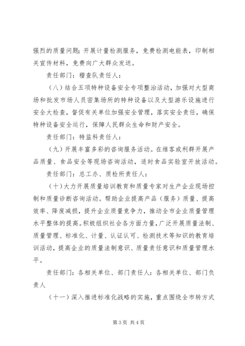 质监局质量活动方案.docx