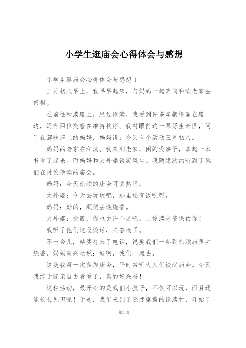 小学生逛庙会心得体会与感想.docx