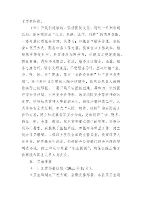 乡镇卫生院医疗服务质量提升方案.docx